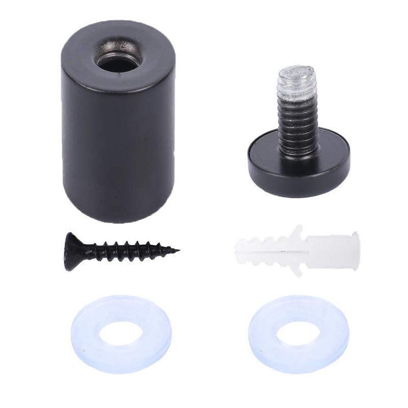 Osring 3/4 x 2 Inch Sign Standoff Mounting Hardware, Black Screw Standoffs Wall Supporting Acrylic Board, Glass Panel and Plexiglass Picture, 8 Pack - Image 5